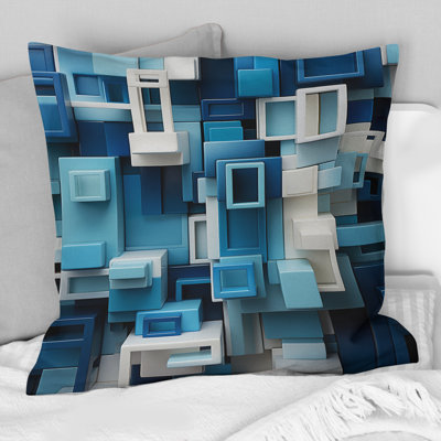 Coussin décoratif imprimé Op Art