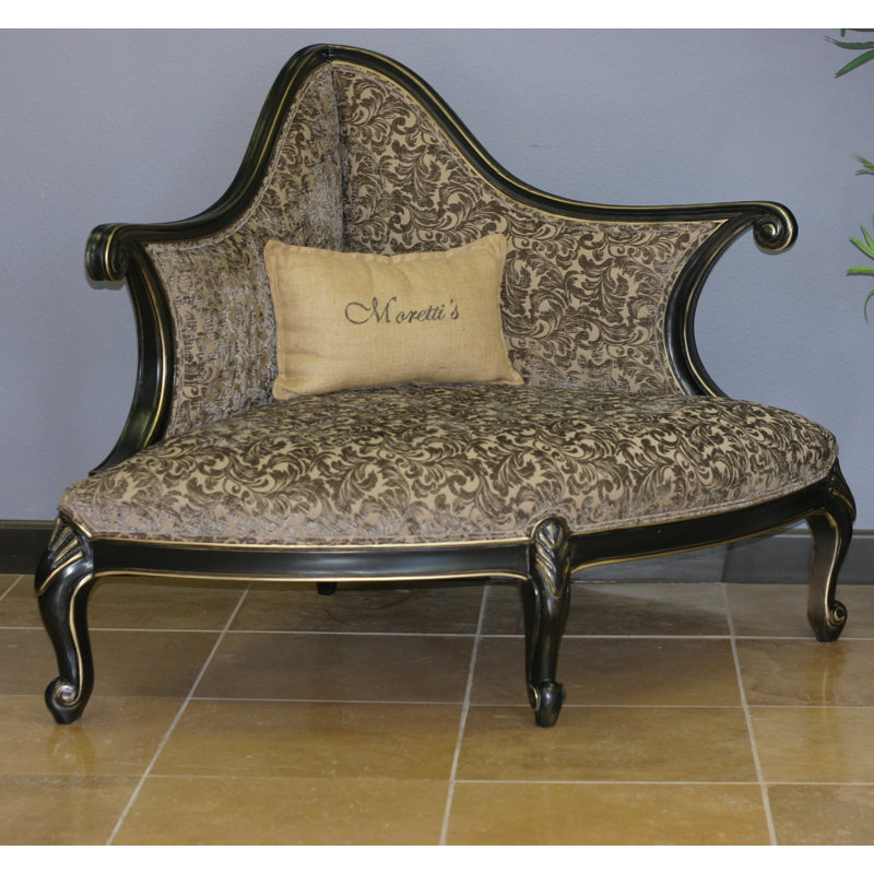Chenille Upholstered Bench