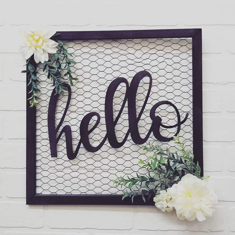 Handmade Industrial Wall Decor on Metal