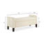 Banc de rangement rembourré capitonné avec accoudoirs-61185529