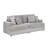 Corduroy Sofa 3 Seater Sofa Couch with 4 Toss Pillows Sleek Design Modern Comfortable for Room-1523357908-1523357911