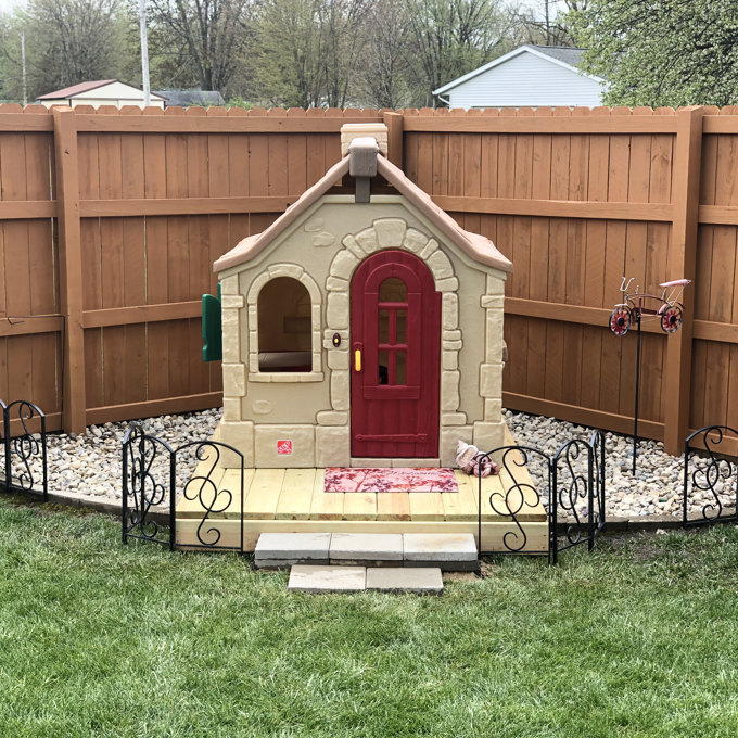 Plastic Playhouse Makeover Step2 Storybook Cottage Playhouse