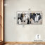 «Kintsugi Horses Duet», ensemble de décorations murales Boho par Art Remedy, prêt à accrocher, 40 x 40-129610407-129610401