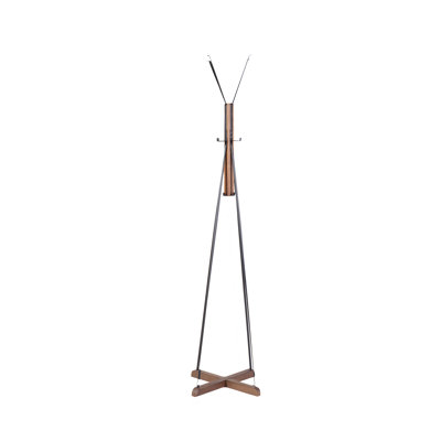 Reclaimed Wood and Metal Freestanding Coat Rack with Hooks use in bedroom, living room