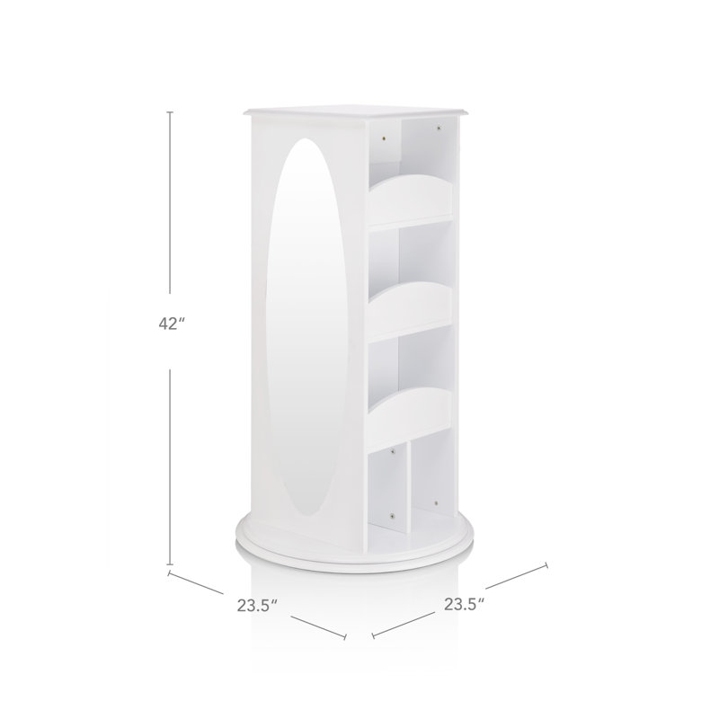 Armoire rotative à vêtements pour enfants, Blanc