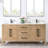 Arbios 72"  Quartz Double Vanity Top with Sink Faucet Holes-92756969