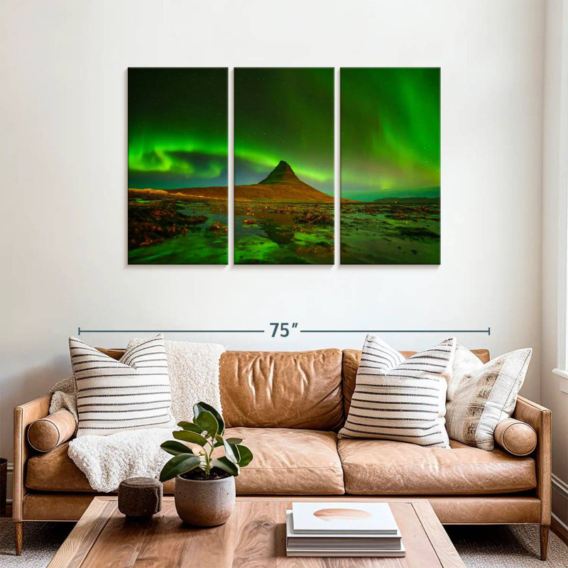 Alvord Kirkjufell Aurora, H 42 po x l 65 po