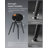 Dining Chairs Stools, Upholstered Kitchen Stools, Vanity Stools, 19-Inch Tall-79528808-79528809