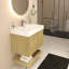 Ensemble de meuble-lavabo mural 30 pouces avec portes et tiroir intérieur Stella-630502315