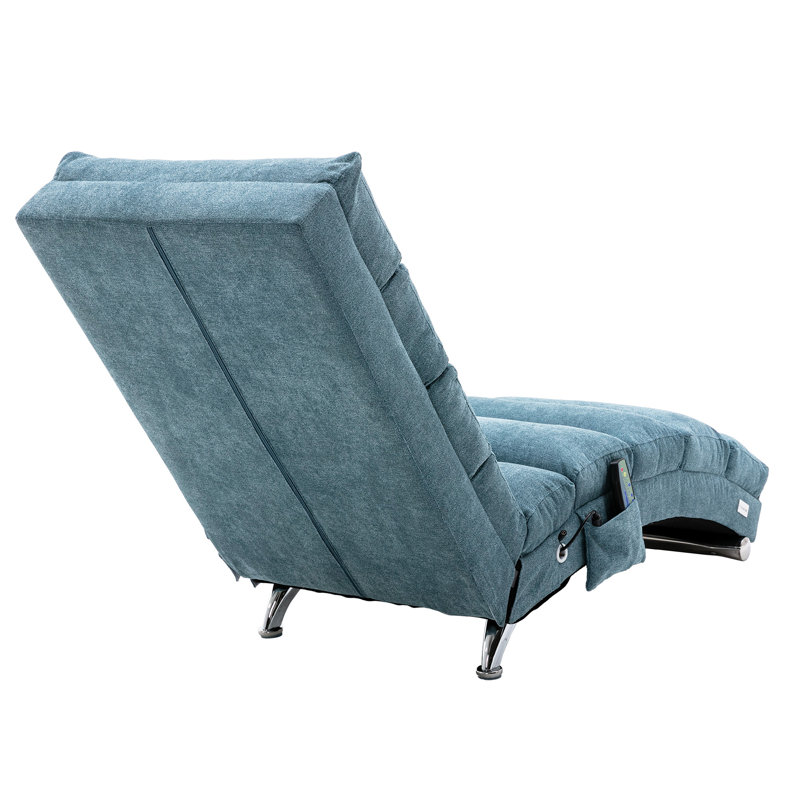 Massage Chaise Lounge Indoor With Remote Control,Ergonomic Electric Massage Long Lounger With 5 Modes For Office, Living Room,Bedroom