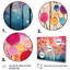 «Colorful Mid Century Retro Reflections V», reproduction d'art sur toile-1549336172-1361900961