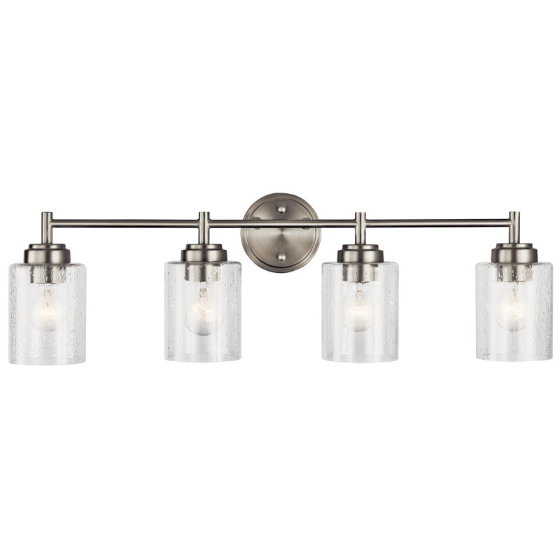 Winslow 4-Light Contemporary Vanity Light, Brushed Nickel
