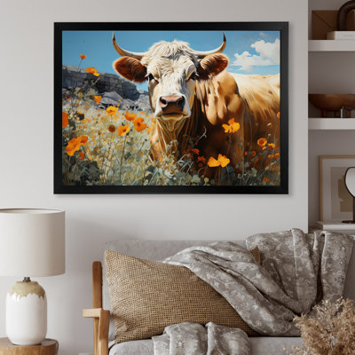 «Cow Meadow Serenity», reproduction sur toile