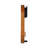 QXC247BLH Pendulum Wall Clock, Brown