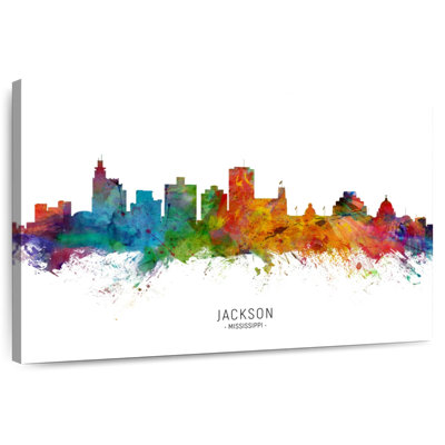 Jackson Mississippi Skyline I