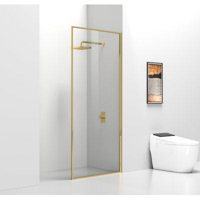 35'' - W x 76'' H Door Framed Fixed Glass Panel with