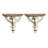 Aslean 2 Piece Solid Wood Accent Shelf with Live Edge