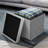 Taneishia Sorbus Plushy Upholstered Storage Ottoman Cube Folds flat - 12.25"L - Grey-1987079320
