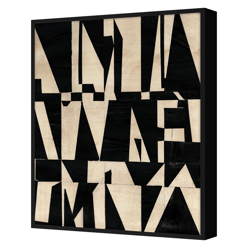 Cosine 3 Print by Susan Gillette, Black, 42" H x 34" W x 2" D