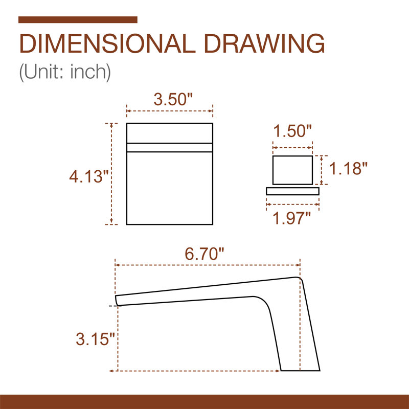 Widespread 2-handle Bathroom Faucet, Brushed Gold