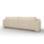 Canapé-lit rembourré Hamburg de 93 po (236 cm) avec rangement, beige-805564015