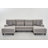 Upholstered U-Shaped Sectional Symmetrical-88769483