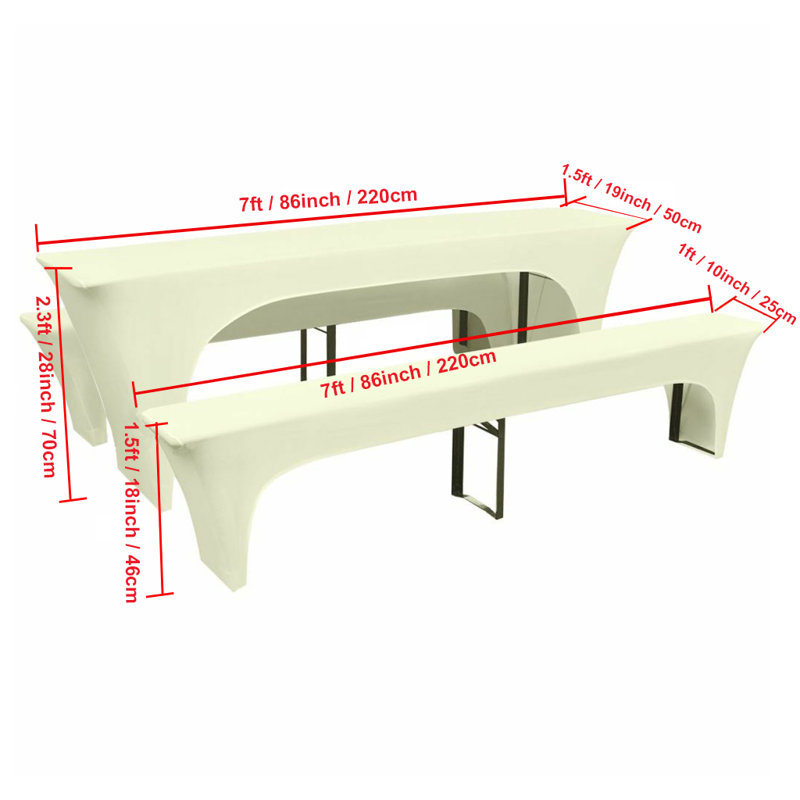 Ebrahima Tablecloth, Ivory