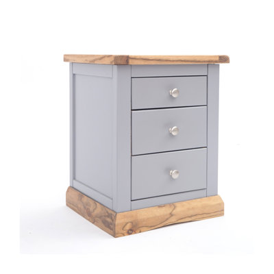 Milian 45cm W Solid + Manufactured Wood Bedside Table