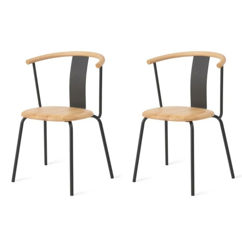 Gerre 17.7'' H Dining Chair, Natural Oak