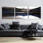 «Reflection Lake 1» par Stellar Design Studio, ensemble d'art mural en verre acrylique, 3 pièces-102027998