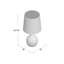 Lampe de chevet en métal 24 "avec abat-jour Hauge-2145257782-2037412867