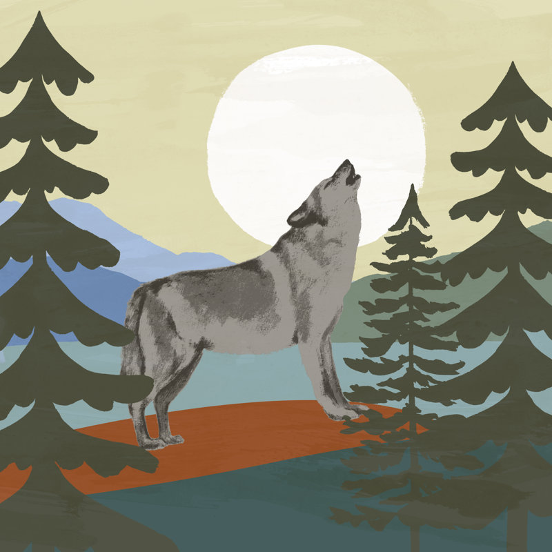 Trailside Animals VI by Ethan Harper - Wrapped Canvas Print, 30cm H x 30cm W x 3.8cm D