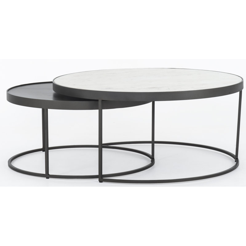 Evelyn Marble Nesting Coffee Table