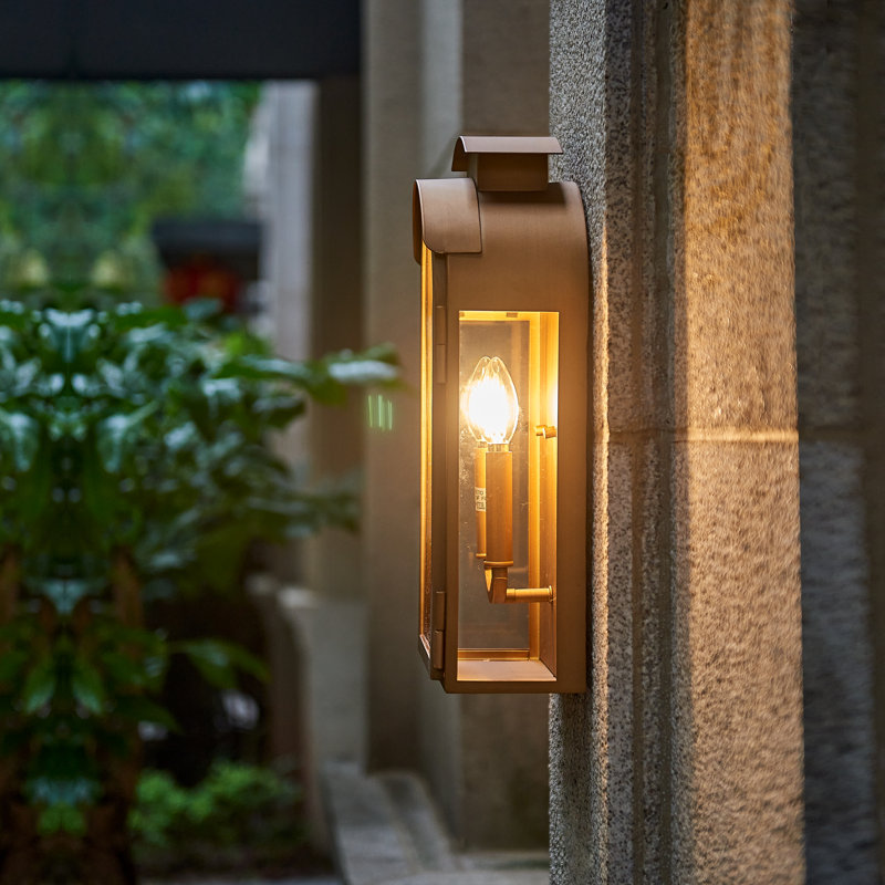 Ori Rub Bronze out door wall sconce