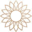 Médaillon de plafond en bois Daisy-59356299-59356317