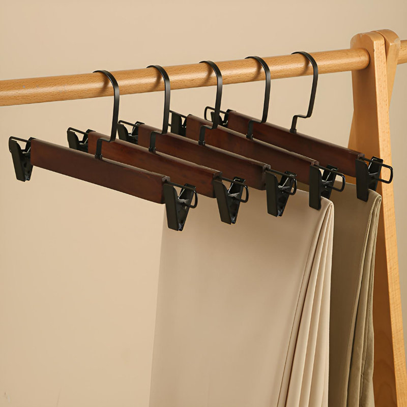 Cintres en bois massif multiusages sans pinces, 20