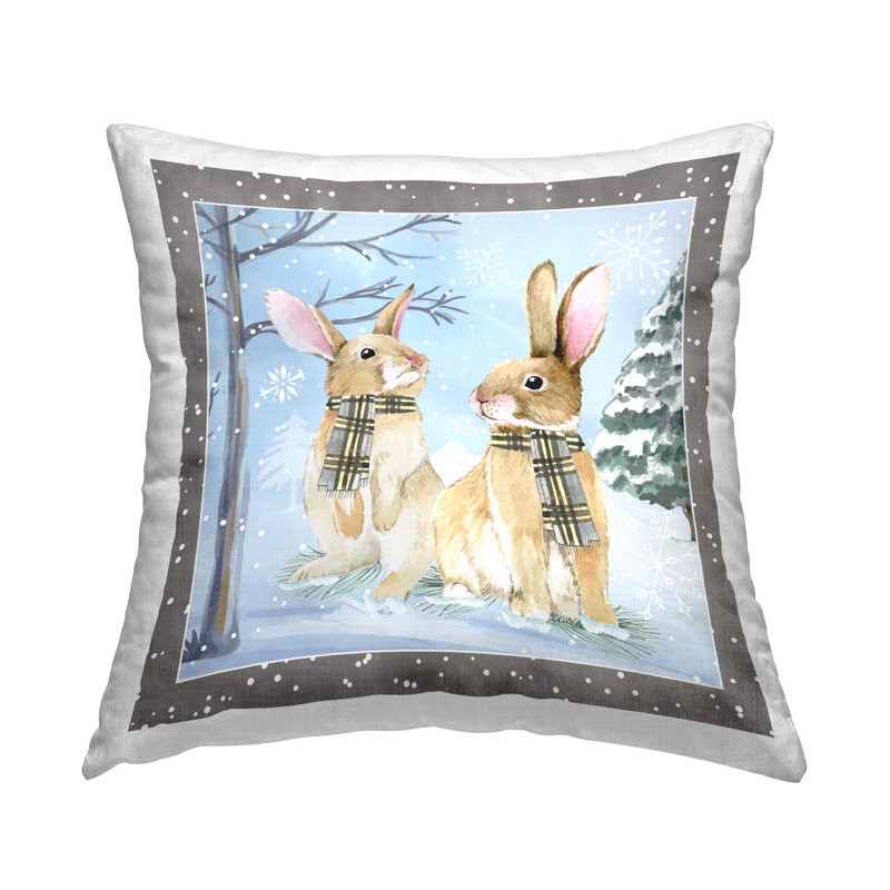 Winter Winter Snowy Rabbit Scarf