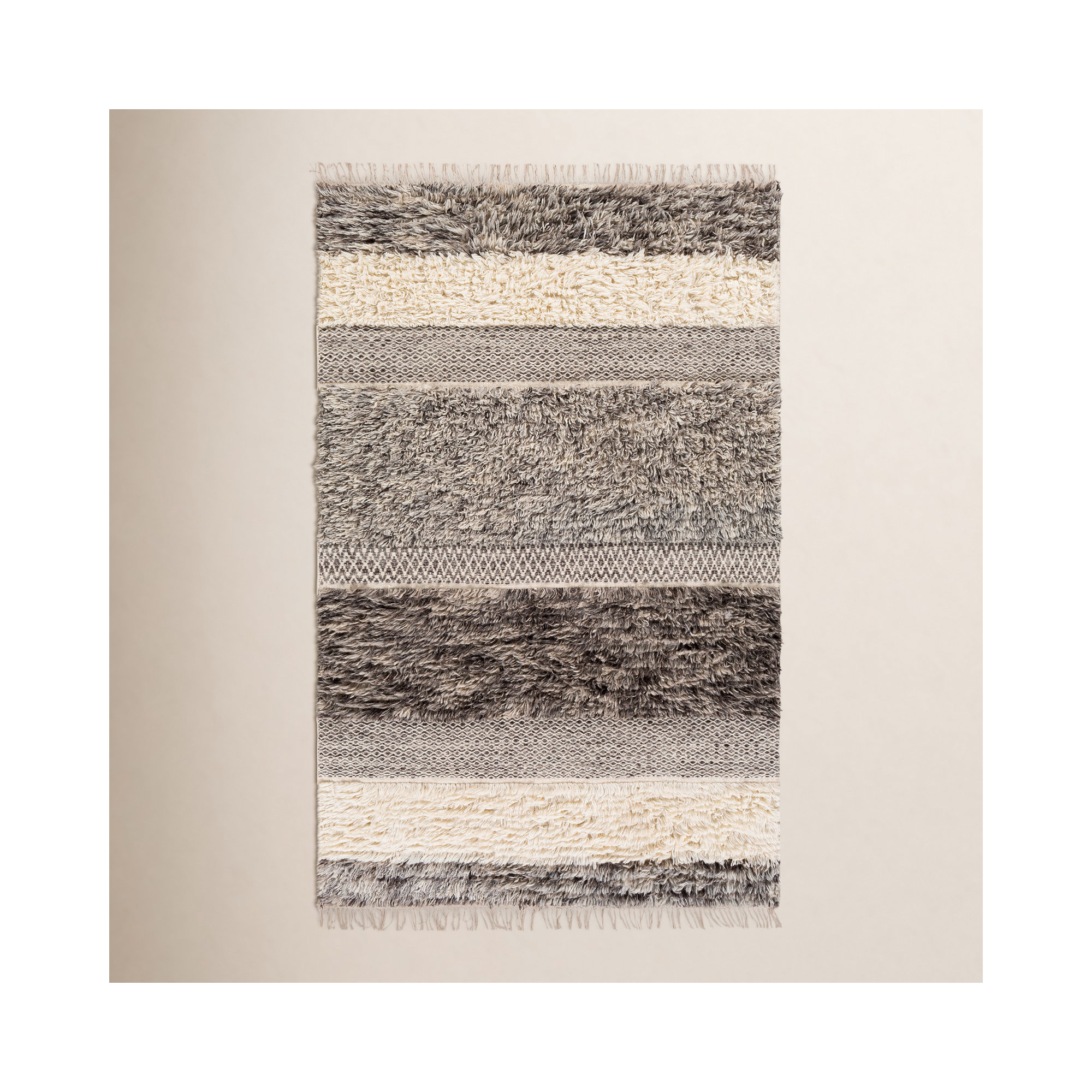 Catalina Handmade Wool Rug, Rectangle 5' x 7'6"