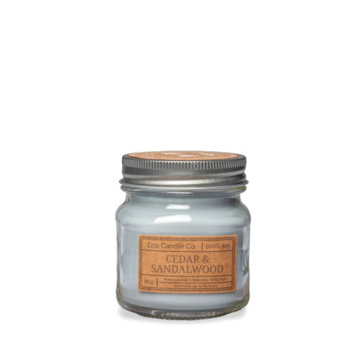 Bougie parfumée en cèdre et bois de santal