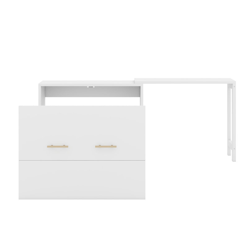 Lit armoire Murphy, Blanc