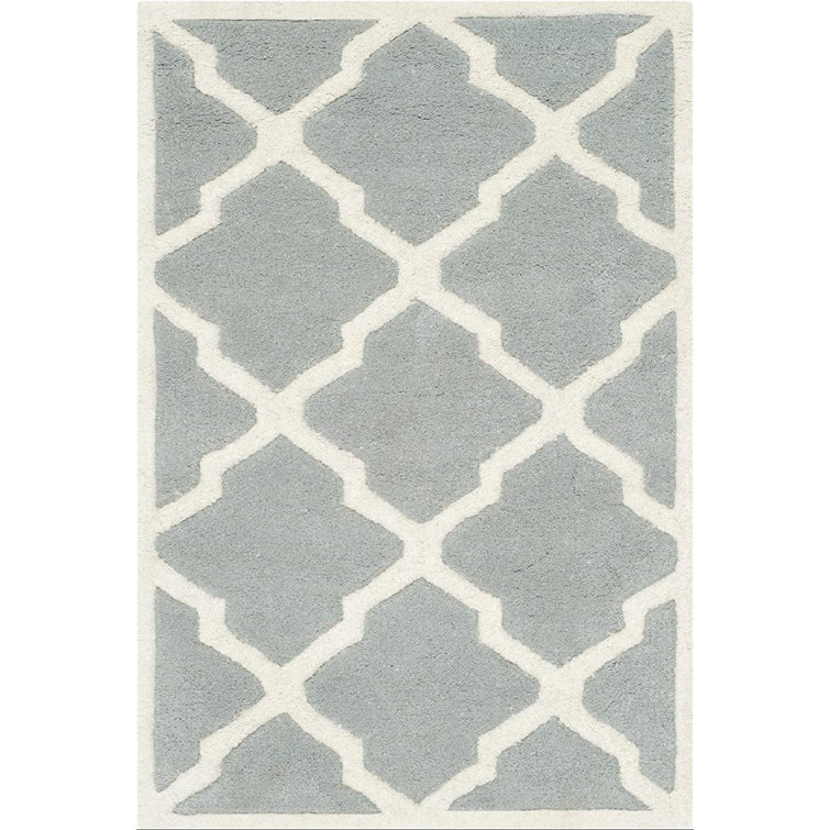 Carolene Hand Tufted Wool Geometric Rug
