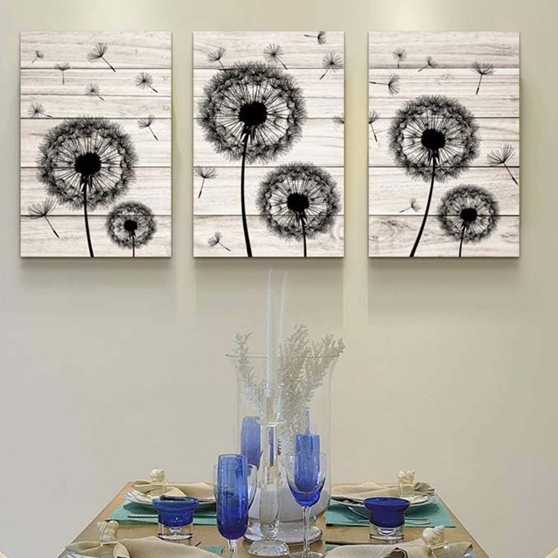 3 Piece Wrapped Canvas Wall Art