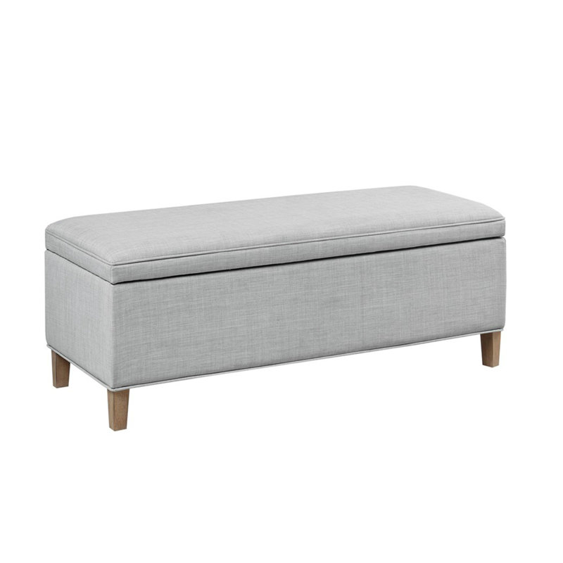 Banc de rangement rectangulaire à fermeture douce
