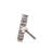 1" Length Bar Cabinet Knob Matte Finish Resin Cabinet Knob
