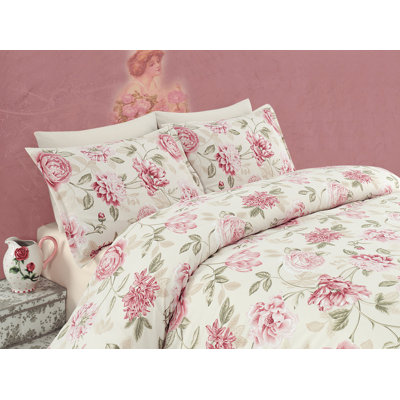 Ensemble de housse de couette double (3 pièces), 79 x 87 pouces | 65% coton / 35% polyester, 120 fils au pouce carré, lavable à la machine | Comprend 2 taies d'oreiller, une solution de literie élégante et confortable