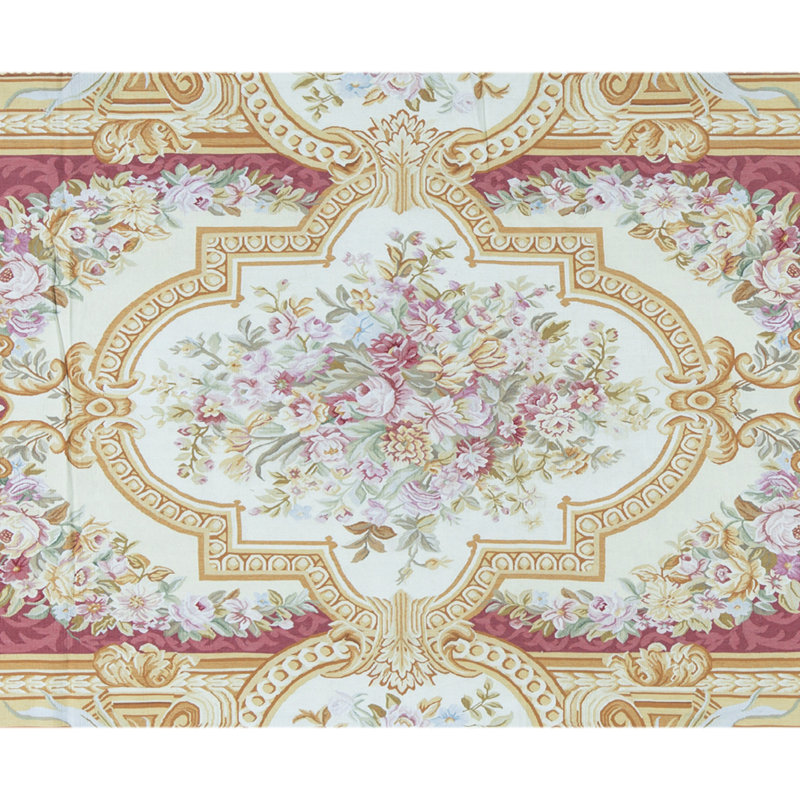 Aubusson Renaissance Wool Oriental Area Rug