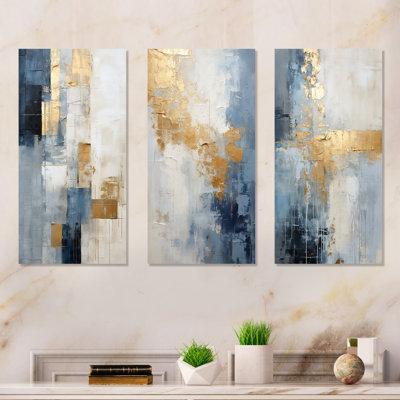 Danita - Abstract Metal Art Print Set Of 3