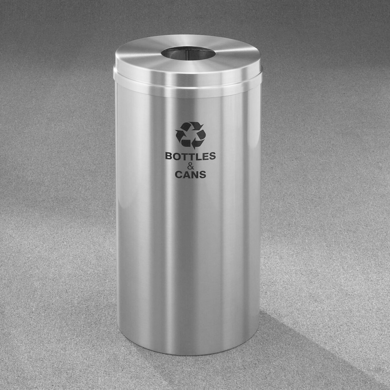 Glaro, Inc. RecyclePro Single Stream Bottles 16 Gallon Recycling Bin ...