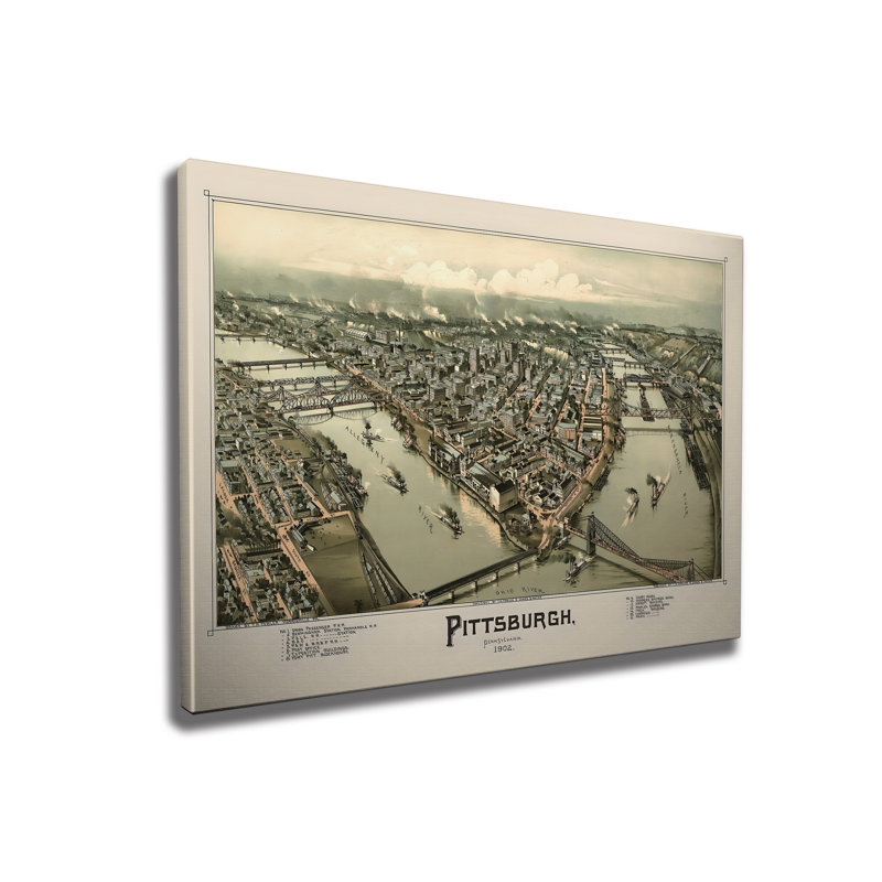 Peinture décorative sur toile, 19.69" H x 27.56" W x 1" D