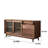 Simple solid wood black walnut storage cabinet 62.99 " W Solid Wood Sideboard